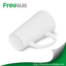 17OZ conical white sublimation large plastic mugs